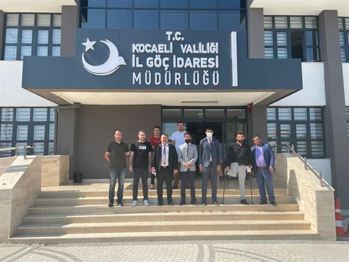 Afganistan Konsolosu Abdullah SALEHI'nin Gündoğdu Geri Gönderme Merkezini Zİyareti